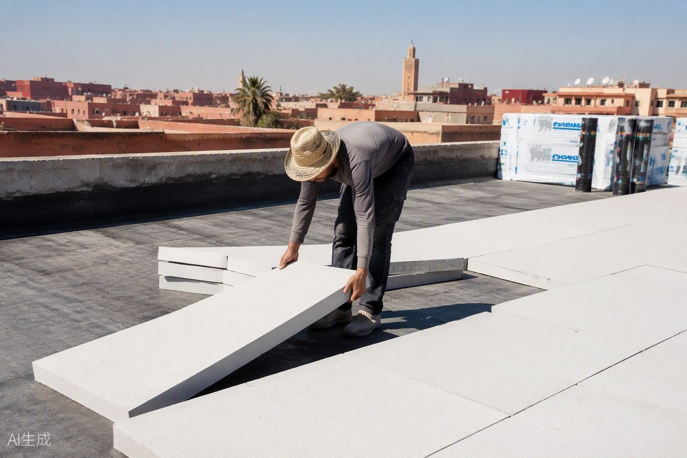 Isolation de toiture-terrasse — Marrakech